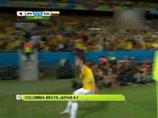 Colombia beats Japan 4-1