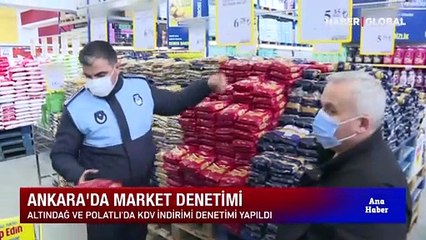Ankara'da market denetimi! Tek tek etiketlere bakıldı