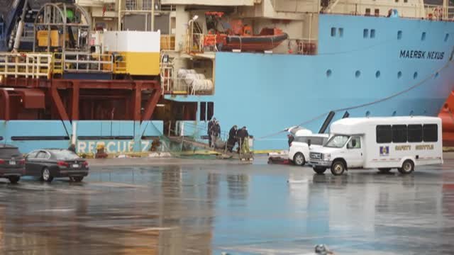 Los cuerpos de los marineros gallegos comienzan a llegar al puerto de Saint John