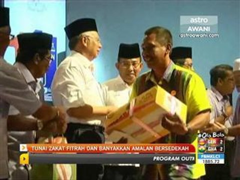 Tunai zakat fitrah & banyakkan sedekah