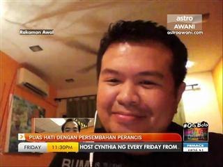 Puas hati dengan persembahan Perancis