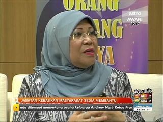 Jabatan Kebajikan Masyarakat sedia membantu