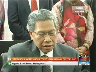 Kakitangan awam jangan hanya fokus naik gaji selepas GST