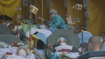 Escasean las camas de hospital en Hong Kong ante el aumento de casos de covid