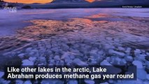Beautiful But Deadly: Lake Abraham’s Frozen Methane Bubbles