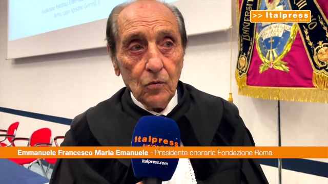 Università Cattolica, laurea honoris causa a Emmanuele F.M. Emanuele