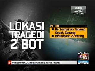 Rangkuman kejadian 2 insiden bot karam