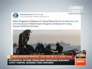 Warga Indonesia berduka, luah rasa melalui media sosial