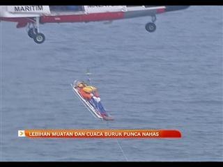 Lebihan muatan dan cuaca buruk punca nahas