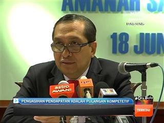 Pengagihan pendapatan adalah pulangan kompetetif