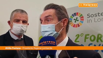 Nuova variante Covid, Fontana "Battaglia non è finita"