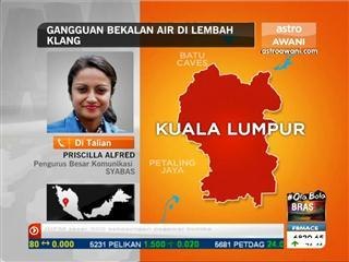 Gangguan bekalan air di Lembah Klang
