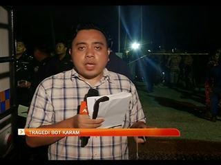 Perkembangan tongkang karam Banting, 8 malam