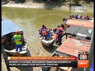 Pusat operasi dan menyelamat jeti Kelanang diaktifkan