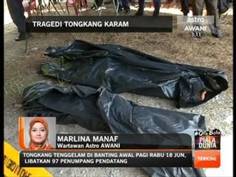 Perkembangan tongkang karam bersama Marlina Manaf
