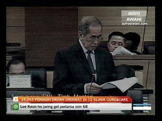 25,043 penagih dadah dirawat di 12 Klinik Cure & Care