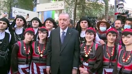 Erdoğan'a Dubai EXPO 2020'de büyük ilgi
