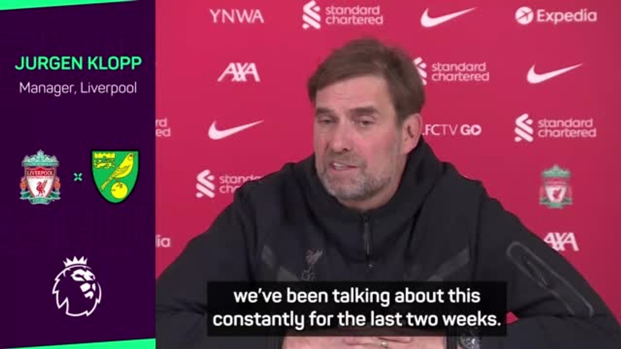 'We are not the Harlem Globetrotters' - Klopp on Liverpool depth