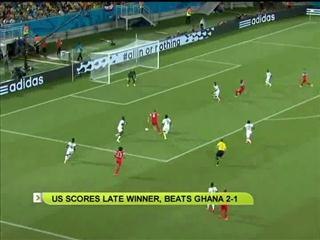 US scores late winner, beats Ghana 2-1