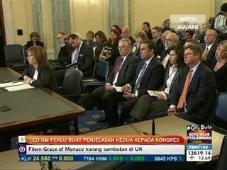 CEO GM perlu buat penjelas kedua kepada kongres