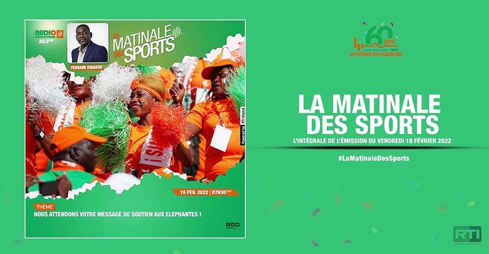 Matinale Des Sports du 18 février par Fernand Kouakou [ Radio Côte d'Ivoire ]