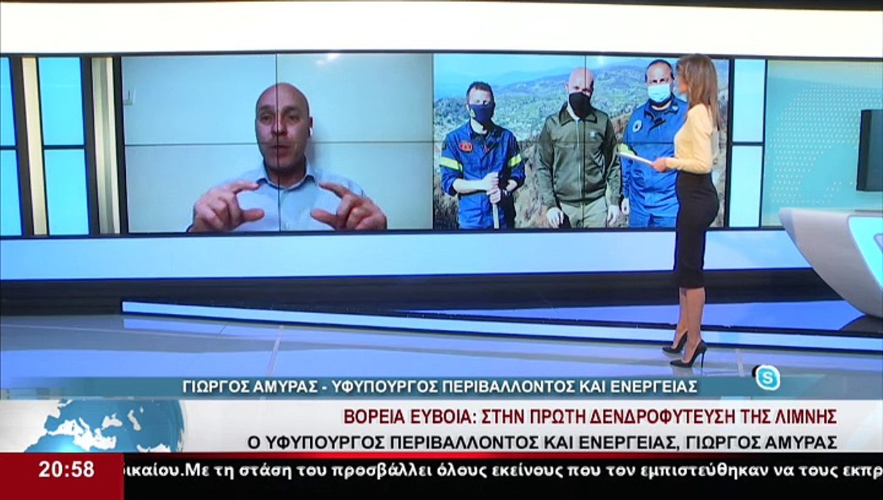 Ο Υφυπουργός Περιβάλλοντος και Ενέργειας, Γ.Αμυ...
