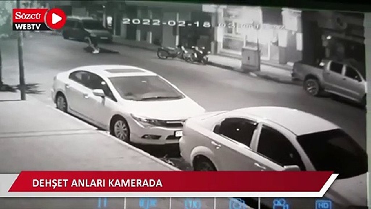 Mersin'deki cinayet anı kamerada