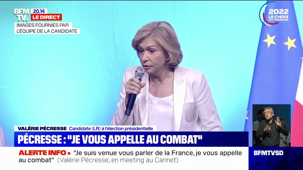 Valérie Pécresse: "Emmanuel Macron va présenter sa candidature, il ferait mieux de présenter ses excuses"