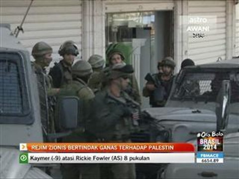 Rejim Zionis bertindak ganas terhadap Palestin