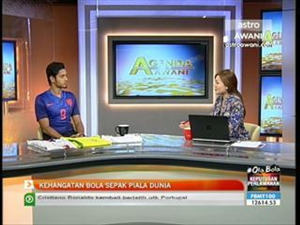 Kehangatan bola sepak Piala Dunia 2014
