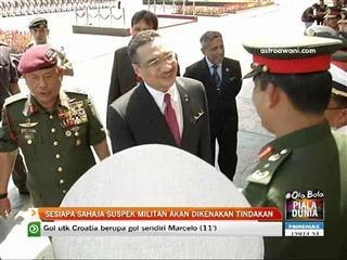 Sesiapa sahaja suspek militan akan dikenakan tindakan