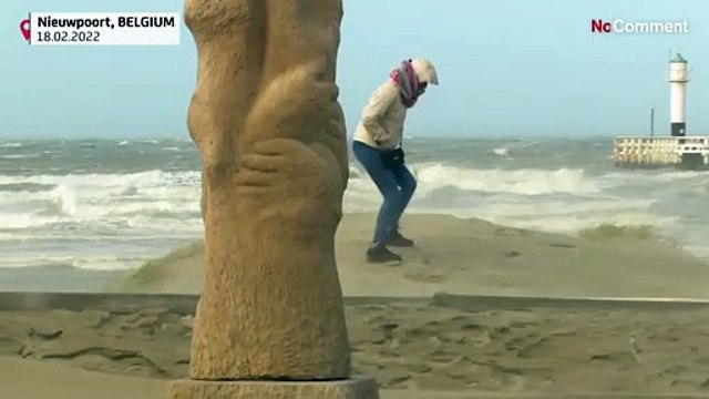 Sturm Eunice tobt mit 133 km/h über Belgien und die Niederlande