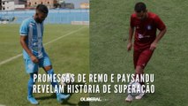 Pedro Sena e Yure, promessas de Remo e Paysandu, revelam história de superação antes do Re-Pa