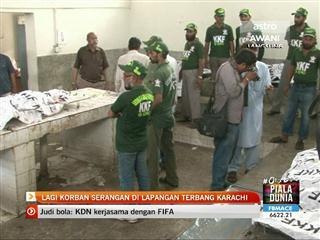 Lagi korban serangan di Lapangan Terbang Karachi