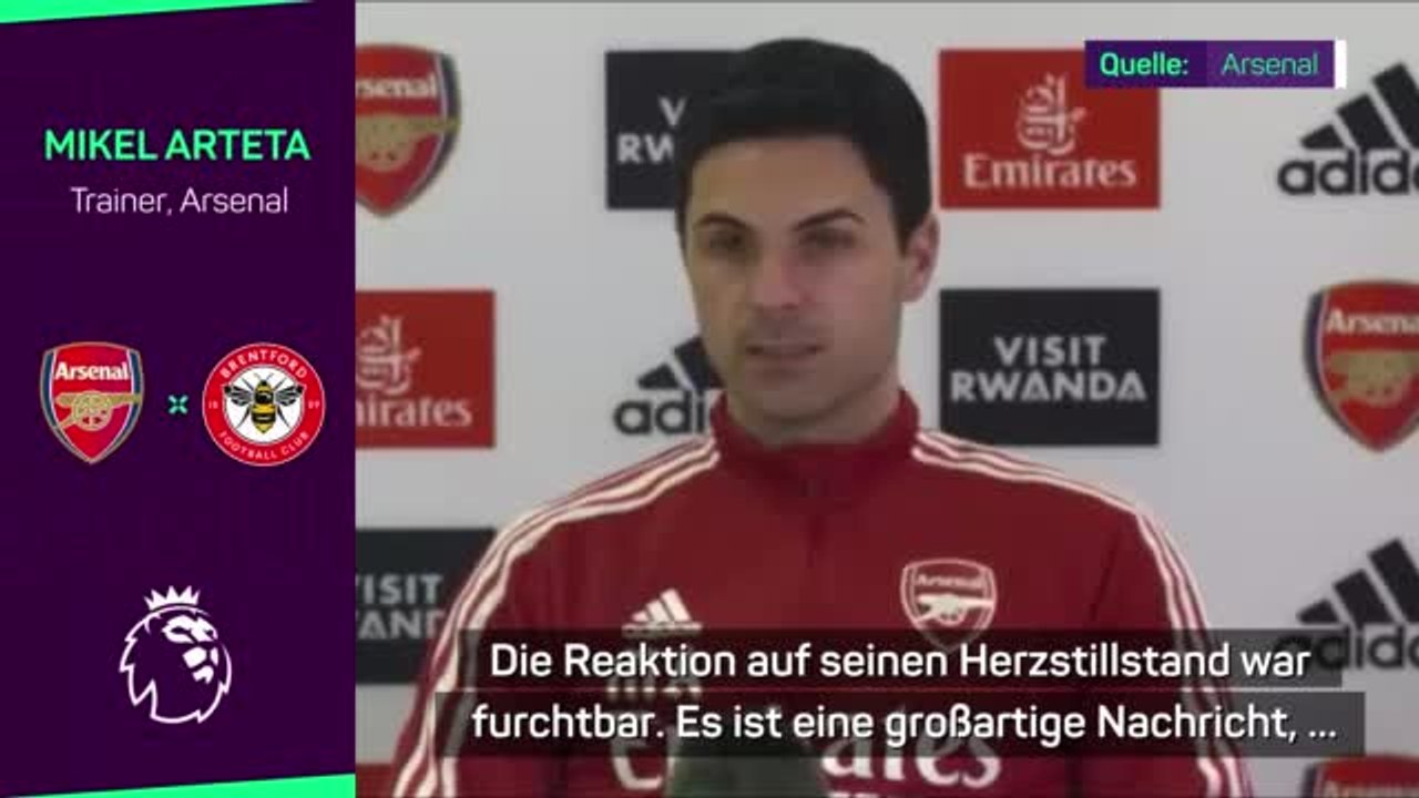 Arteta: 'Eriksen-Rückkehr ist unglaublich'