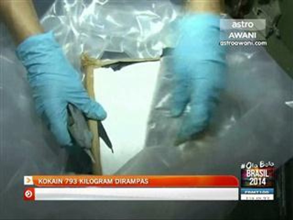 Kokain 793 kilogram dirampas