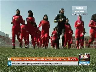 Pasukan bola sepak wanita Afghanistan pecah tradisi