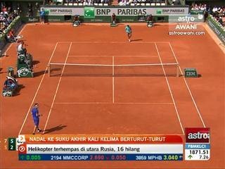 Nadal ke suku akhir kali ke-5 berturut-turut