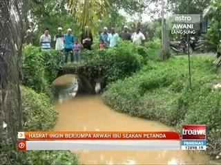 Terbayang arwah ibu, petanda sebelum lemas