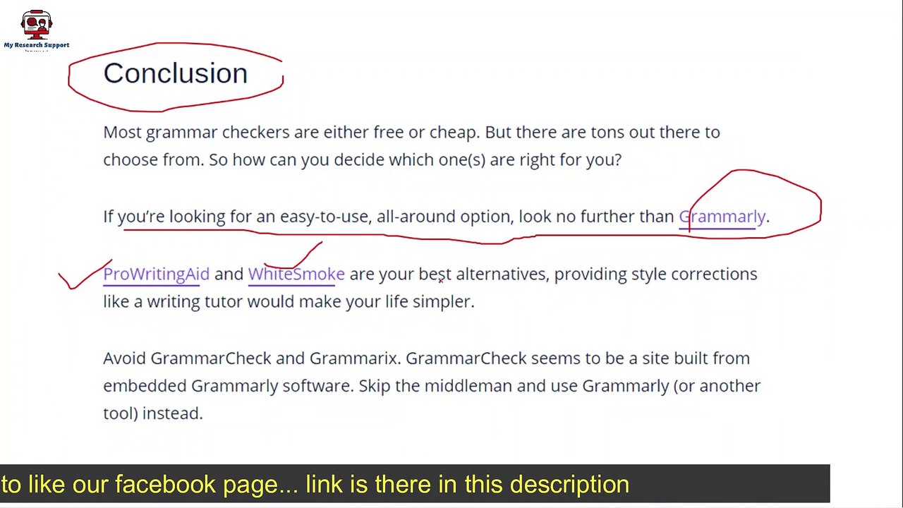 Correct English of a Research Paper or Thesis I grammar check I Grammarly I Free  Paid Softwares