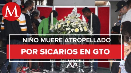 Familiares y amigos velan a Kevin, pequeño atropellado por sicarios