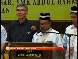 Keputusan Pilihan Raya Kecil Parlimen Teluk Intan