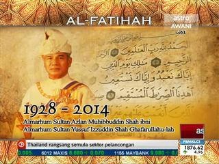 Al -Fatihah, Almarhum Sultan Azlan Shah