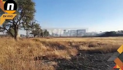 Incendio en pastizales alarma habitantes de Juriquilla