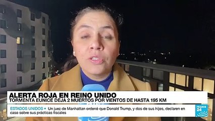 Informe desde Londres: sur de Inglaterra registró vientos récord de hasta 195 km por hora