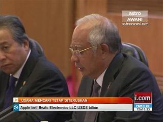 Usaha mencari MH370 tetap diteruskan