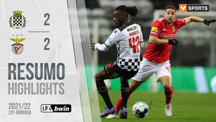 Highlights: Boavista 2-2 Benfica (Liga 21/22 #23)