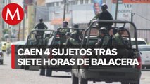 Detienen a cuatro personas tras enfrentamiento con policías en Pénjamo