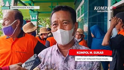 Dit Intelkam Polda Kalsel Gandeng Pemuda Pasar Sentra Antasari Jaga Kamtibmas dan Tegakkan Prokes