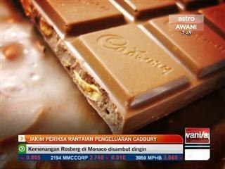 JAKIM periksa rantaian pengeluaran Cadbury